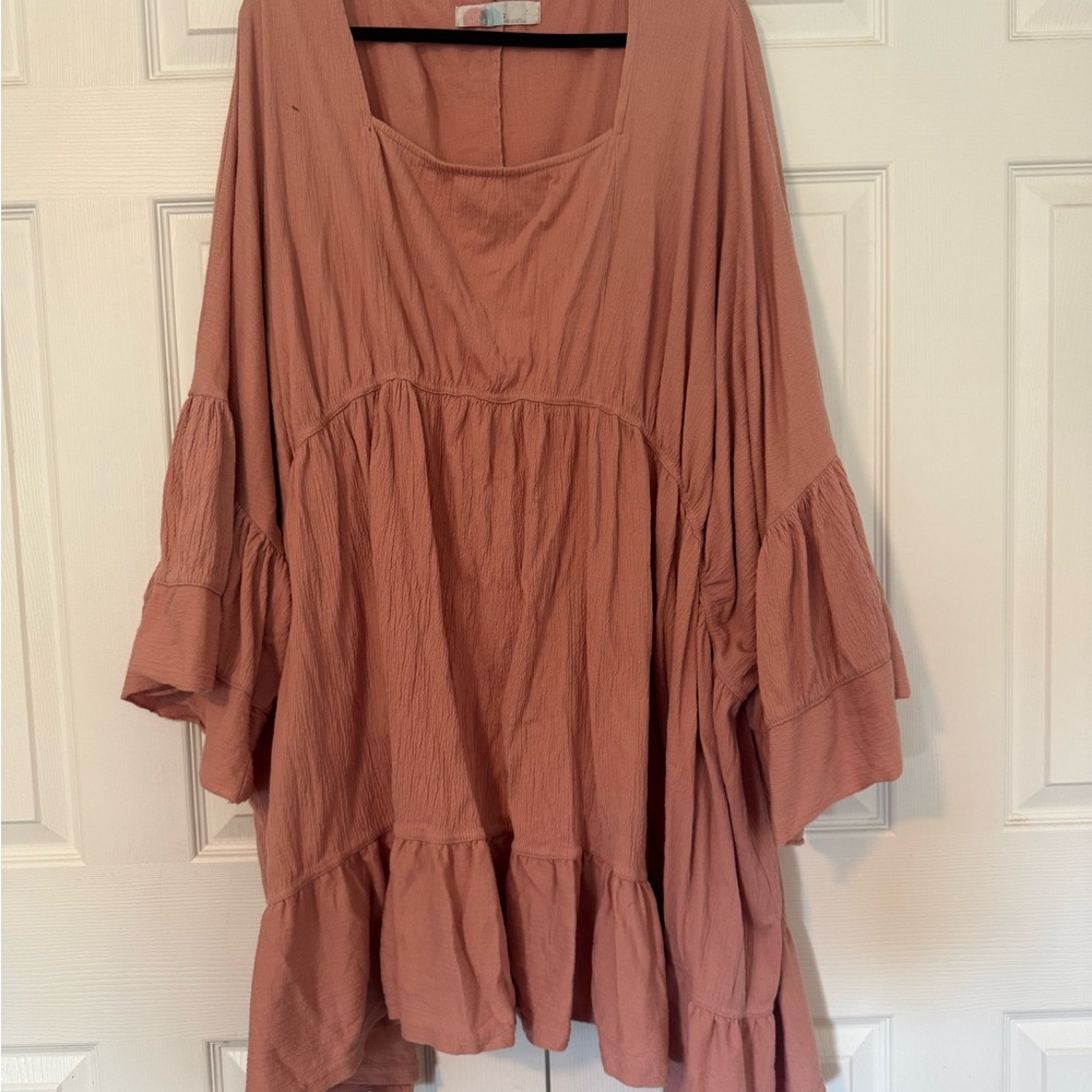Women's Mini Dress in Dusty Pink